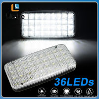 โคมไฟหลังคาเพดานไฟโดมตกแต่งภายในรถยนต์ภายในอาคาร36led อะไหล่ไฟอ่านหนังสือลำต้นอเนกประสงค์