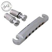 ；。‘【 CHROME STOP BAR TAILPIECE &amp; ANCHORS FOR GUITAR