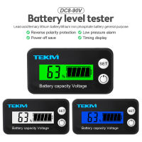 12V-72V Ba-Ttery ตัวบ่งชี้ความจุโวลต์มิเตอร์ทดสอบพร้อมจอแสดงผล LCD สำหรับลิเธียมตะกั่วกรด Ba-Tteries