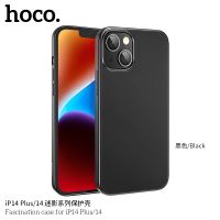 HOCO ดำซิลิโคนอ่อนนุ่มโทรศัพท์ Case iPhone 14 14Pro 14Plus 14Pro MAX