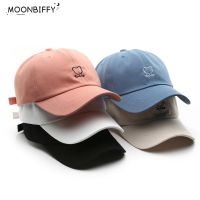 Cotton Baseball Cap for Men and Women Fashion Bear Cute Embroidery Hat Casual Soft Top Snapback Hats Summer Sun Cap Unisex