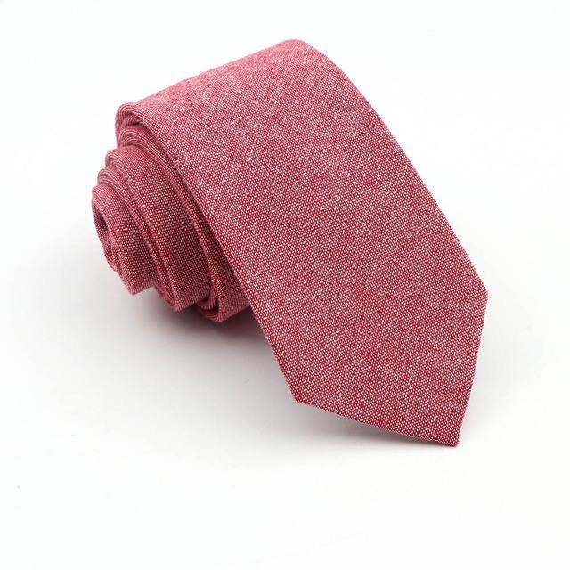 new-colorful-men-39-s-solid-color-necktie-100-cotton-6-5cm-skinny-pink-green-sky-blue-wedding-party-tie-gift-cravat-men-accessory