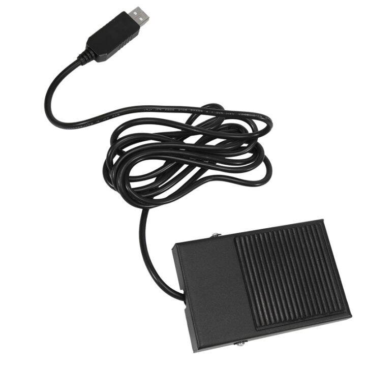 USB Foot Switch Metal Foot Switch Keyboard Pedal for HID PC Computer