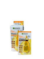 Garnier Bright Complete Vitamin C Ampoule Serum การ์นิเย่ สกิน แนทเชอรัลส์ ไบรท์ คอมพลีท วิตามินซี แอมพูล เซรั่ม 1.5มล. (1 แพ็กx6 ชิ้น)