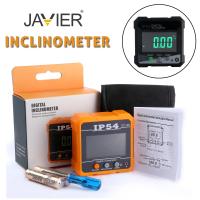 【cw】 JAVIIER P54 4x90° Digital Inclinometer Backlight Protractor Slope Single-side Magnetic Goniometer 【hot】