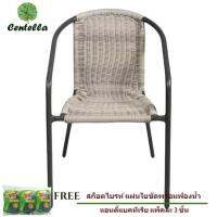 เก้าอี้พนักพิง WICKER GRAY ฟรี ฟองน้ำทำความสะอาด 3 ชิ้น