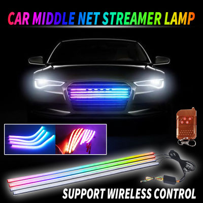 Led Light Mid-net Light for car truck Turn Signal Accessories Headlights Colorful Led Warning Light Decorative multi modes light
