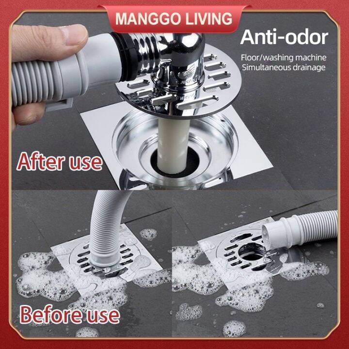 ♦Washing Machine Floor Drain Bathroom Sink Antioverflow Antiodor