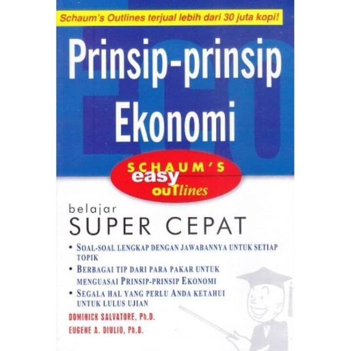Prinsip prinsip ekonomi schaums outline dominick erlangga lazada