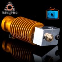 Trianglelab High Quality Customization Gold Heatsink Hotend V6 Nozzle J head Heater Block Heat Break ForHotend For PT100 [NEW]