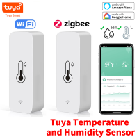 เอเวอร์วอร์มคลังสินค้าพร้อม Tuya ZigBee Wifi สมาร์ทโฮมแบตเตอรี่เซนเซอร์ความชื้นและอุณหภูมิไฮกรอมิเตอร์ภายในอาคารสัญญาณเตือนตรวจจับเสียงรองรับ Alexa ผู้ช่วยเล่นเกม