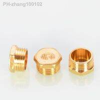 1Pcs Brass Pipe End Cap Plug Fitting Coupler Connector Adapter 1/2 quot; 3/4 quot; 1 quot; BSP Male Thread Hex Head End Plug