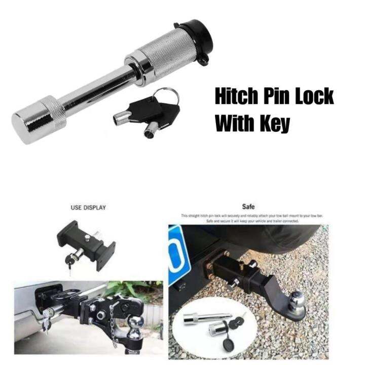 OCPA Heavy Duty Trailer Hitch Receiver Pin Lock, Stainless Steel Lazada PH