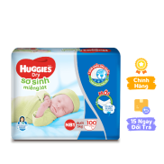 Miếng lót Huggies Newborn 1, dưới 5kg, 100 miếng