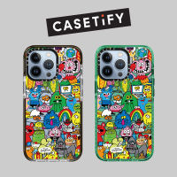 Drop proof CASETIFY phone case for iPhone 15 15pro 15promax 14 14pro 14promax 13 13pro 13promax soft case Cartoon buddy case for 12 12pro 12promax iPhone 11 xsmax case high-quality