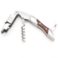 【LZ】⊙ﺴ  Profissional Garçons Corkscrew Abridor De Garrafa De Vinho Cortador De Folha Térmicas