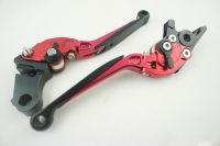 มือเบรคมือครัช แบบปรับได้7ระดับสีเเดง FULL ADJUST BRAKE LEVER SET RED CBR250R CBR300R CB300F