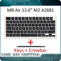 Genuine New 2022 Year Laptop A2681 Keys Keycaps For Macbook Air M2 Retina 13.6 A2681 Key Cap Keyboard Repair Black Blue