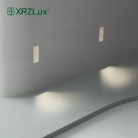 XRZLux Gypsum Lamp Recessed LED Stair Light Step Lighting 3W Living Room Aisle Background Wall Stair Wall Lamp Plaster Light LED Strip Lighting