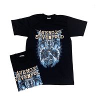 AV110 เสื้อยืดวงร็อค AVENGED SEVENFOLD อะเว็นจด์เซเวนโฟลด์ เสื้อวง เสื้อยืดอเวนเจด เซเว่นโฟล เสื้อวินเทจ