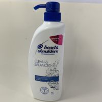 Head &amp; Shoulder เฮด แอนด์ โชว์เดอร์ แชมพู คลีน แอนด์ บาลานซ์ 450 มล.Head &amp; Shoulder Head and Shoulders Clean and Balance Shampoo 450 ml.