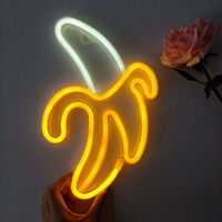 Banana Led Neon Light Sign Wall Lamp Neon Sign Night Light Aesthetic Room Decor for Birthday Party Decor