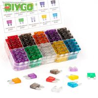 ❀☁✐ 100/120pcs Micro Car Fuses Automotive Blade Type Zinc Mini Medium Small Fuse Assortment Blade Fuse Set 5A-35A Auto Accessories