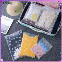 CHANG 1/5pcs 8ขนาด สำหรับกระเป๋าผ้า ถุงพลาสติกบรรจุ กระเป๋าเดินทางแบบพกพา กระเป๋ารองเท้ากันน้ำ ที่เก็บเครื่องสำอาง กระเป๋าจัดระเบียบ