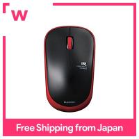 Elecom Mouse Wireless (receiver included) M size 3-button IR sensor Power Red M-IR07DRRD