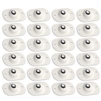 ☋ Self Adhesive Wheels Small Adhesive Wheel For Appliances 24PCS 360 Degree Swivel Adhesive Wheel Paste Type Universal Pulley For