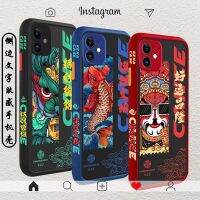 QuXis หรูหรากันกระแทกขัดพีซี Case สำหรับ iPhone 14 13 12 11 Pro Max Mini SE 2020 7 8 Plus แฟชั่นทหารกล้าหาญก้อยซอฟท์ขอบซิลิโคนโทรศัพท์กรณีปกเต็มสำหรับ iPhone X Xs Xr การ์ตูน C Oque C ASIN