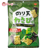 ขนมสาหร่ายทอด สไตล์ญี่ปุ่น วาซาบิ เทมปุระ Wasabi Tempura Seaweed Snacks อร่อยกรอบ ขนมญี่ปุ่น Noriter-Wasabi 70g