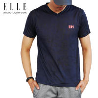 ELLE HOMME เสื้อ T-Shirt ดีไซน์ sport คอวี รุ่น ELLE HOMME SPORT W8K480