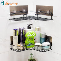 Bathroom Shelf Shampoo Holder Iron Shower Shelves Corner Wall Mounted Storage Basket Punch-Free Home Organizer Bath Accessories