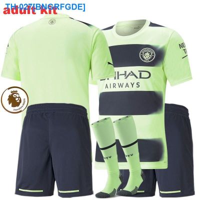 ✹☽ 2022/2023 Manchester City Man Third Adult Kit Football Shirt with EPL Patch socks