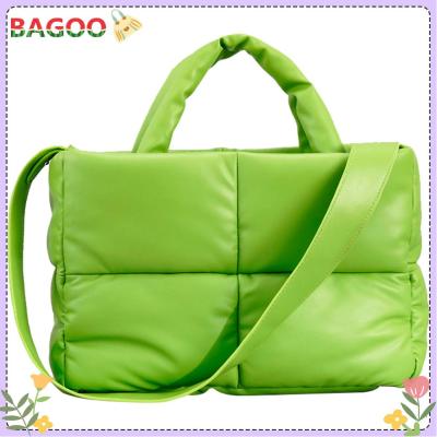 กระเป๋าสะพายไหล่ปักเป้าสำหรับผู้หญิงกระเป๋ามือจับด้านบนความจุขนาดใหญ่หนัง PU น้ำหนักเบาสีทึบสำหรับการเดินทางของนักช้อป