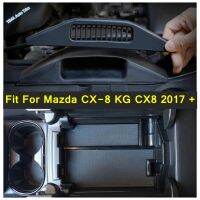 Car Styling Engine Air Inlet Vent Protective Cover Trim Stickers Plastic For Mazda CX-8 KG CX8 2017 - 2021 Black Accessories