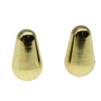 KAISH 2 PCS Gold ST Guitar 5 Way Switch Tip for Fender Switch Knob Cap for Strat fits For USA ST
