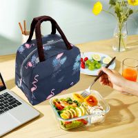 Printed Lunch Box Bag Multifunctional Fashion Insulation Outdoor Picnic Bag Refrigerated Portable Food Storage Breakfast Bag
