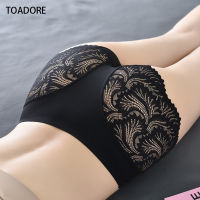 Womens Seamless Underwear Female Panties Quality Lace Antibacterial Woman Mid Waist Soft Silk Panty Underpants gas Mujer