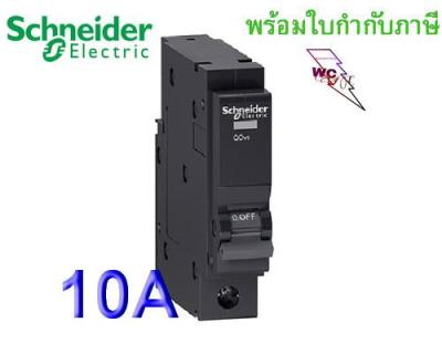 Schneider Square D เซอร์กิตเบรกเกอร์ ลูกเซอร์กิตชไนเดอร์ 1เฟส ลูกย่อย(MCB) ชนิด 1P 240V (เลือกขนาด 10/16/20/25/32/40/50/63A) พร้อมใบกำกับภาษี