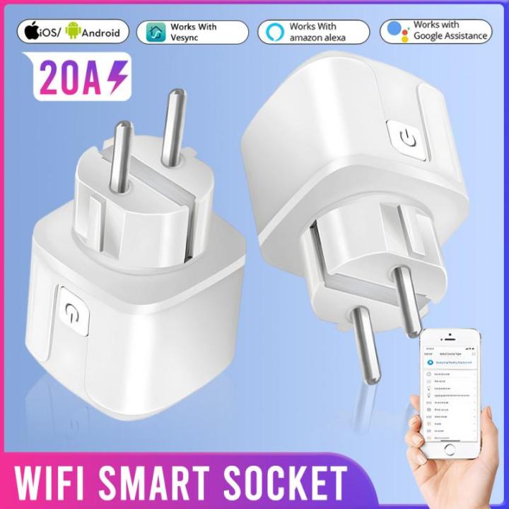 Vesync APP WIFI Smart Socket 16A EU Smart Plug With Power Monitor