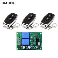 QIACHIP Wireless Remote Control Switch 433Mhz DC 12V RF Relay Receiver Module For DC Motor Forward and Reverse Controller Switch