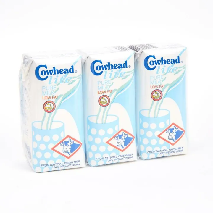 Cowhead Lite Fresh Milk 200mL x 3 Lazada PH