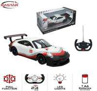 รถบังคับวิทยุ Rastar  No.75900  PORSCHE 911 GT3 อัตราส่วน  1:14 แบบจำลองที่เหมือนจริงมากซึ่งทำมาจากรถรุ่นต่างๆ น่าเล่น บังคับง่าย พร้อมไฟหน้าและไฟท้าย