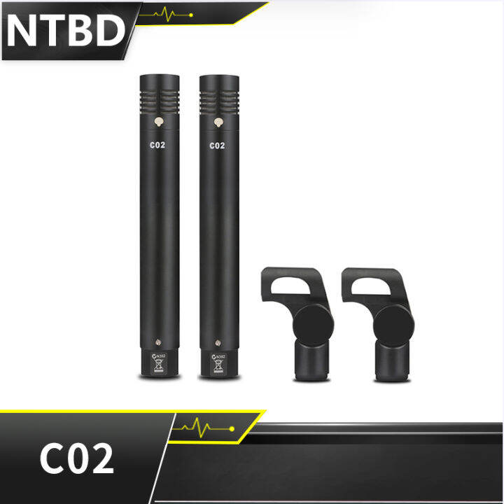 NTBD C02 2PCS Pack Condenser Small Diaphragm Suspension Pencil