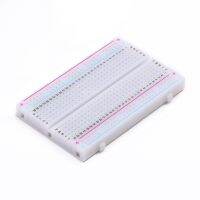 400 Tie Points PCB Breadboard Mini โพรโทบอร์ดสำหรับใช้ทดลองสากล DIY แผ่นตัดขนมปังรถบัสทดสอบวงจรชิ้นส่วนวงจรไฟฟ้า