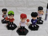 Slamdunk Slam Dunk ชุด5ชิ้น Sakuragi,Rukawa,Mitsui,Miyagi,Akagi ตุ๊กตาขยับแขนขาได้