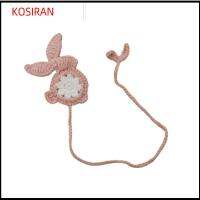 KONSIRAN 2PCS ขนสัตว์ถักนิตติ้ง ที่คั่นหนังสือเดซี่ สีสันสดใส ผ้าฝ้ายขนสัตว์ขนสัตว์ คลิปหนังสือคลิป สร้างสรรค์และสร้างสรรค์ ถักด้วยมือ บุ๊คมาร์ค ของขวัญสำหรับเด็ก