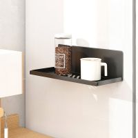 [COD] Magnetic absorption storage box refrigerator shelf side wall-mounted cup drain free punching hanging water